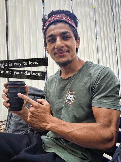 A candid moment. My philosophy is to embrace all parts of the journey, the light and the dark, to become a complete individual.