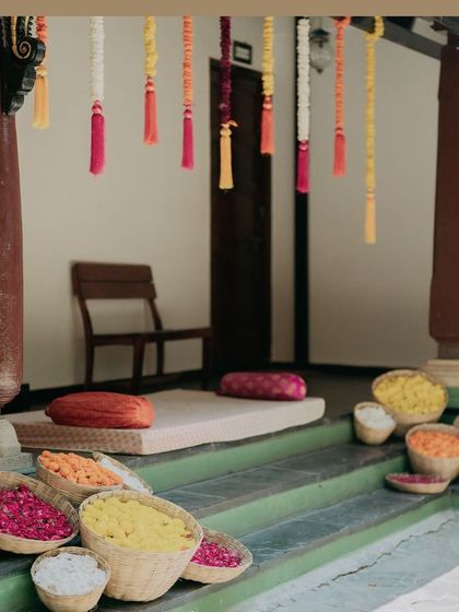 The Tales of Tradition - Wedding Planning & Design Sun-Kissed Haldi Ceremonies photo 50