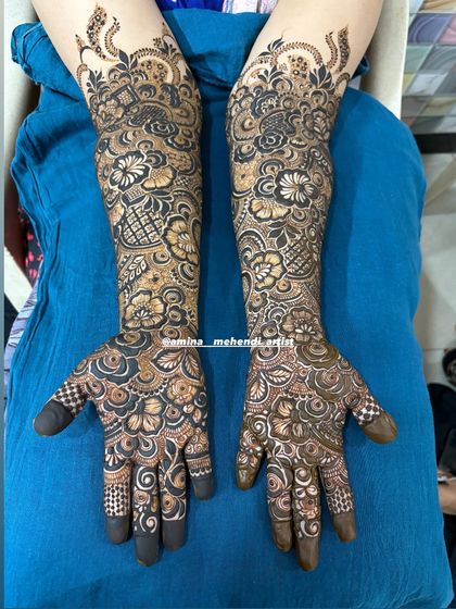 The same design from a slightly different angle, showing the beautiful flow of the patterns.