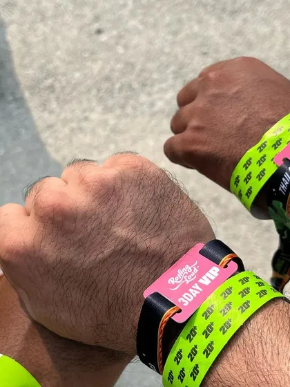 The 3-day VIP wristbands for Rolling Loud Thailand. An unforgettable experience.