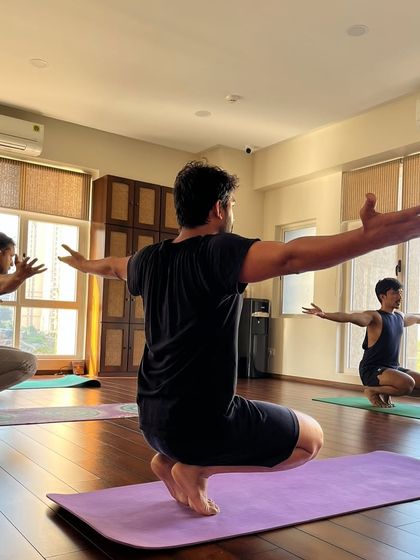 Amid the chaos, there’s a space where balance meets strength. Finding that sweet spot where stillness and power coexist.