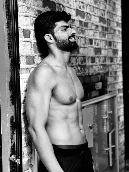 He who is not courageous enough to take risks will accomplish nothing in life. A shot from a recent photoshoot.