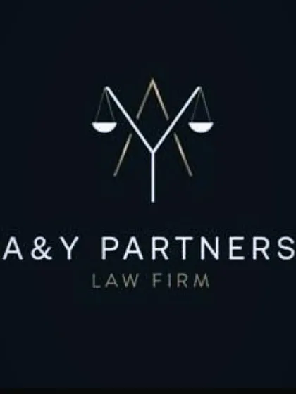 Introducing our new logo. It represents our core values: the scales of justice balanced with the partnership of 'A' and 'Y', reflecting our commitment to providing fair, balanced, and dedicated legal counsel.