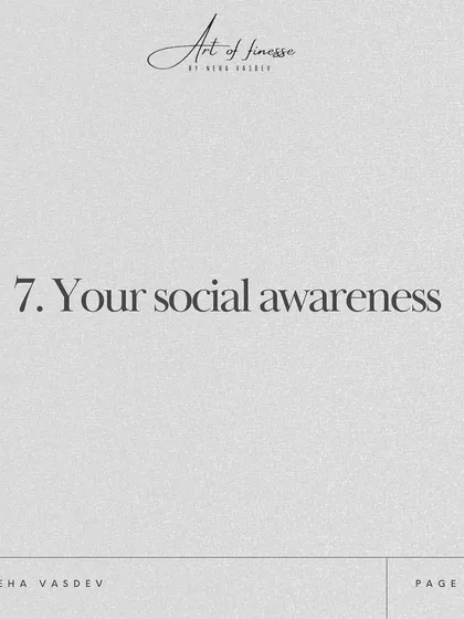 Your outfit can reflect your social awareness. Dressing appropriately for the occasion shows respect for your host and the event, demonstrating your social intelligence.