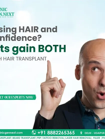 Losing hair and confidence? A hair transplant can help you regain both. Consult with an expert to find out if it's the right solution for you.