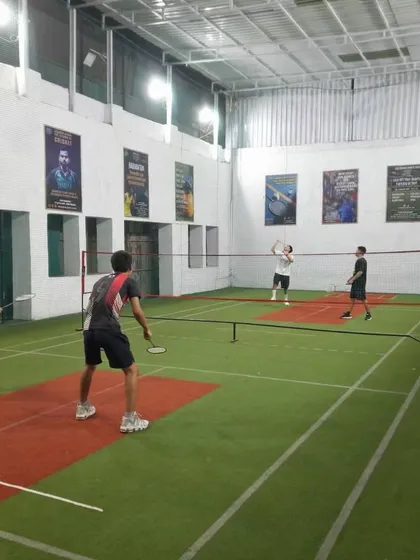More action from our doubles matches, showing different players and games. Every day is a new challenge on the court!