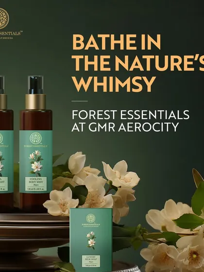 Bathe in nature's whimsy with Forest Essentials. Our collection of luxurious Ayurvedic products, like this fragrant facial and body mist, is crafted with pure, botanical ingredients for your skin.