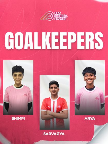 Our last line of defense. Meet the goalkeepers for our TYL Under-15 squad.