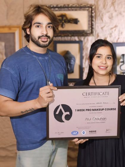 This student's progress in just one week was incredible. Congratulations on her certification.