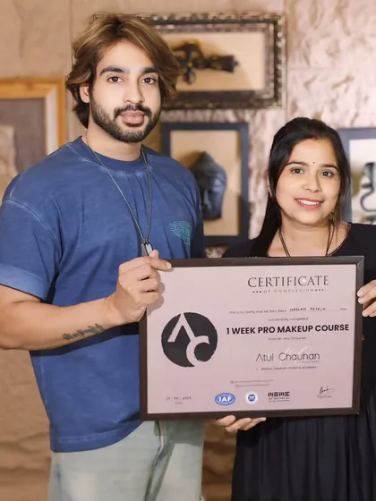 This student's progress in just one week was incredible. Congratulations on her certification.
