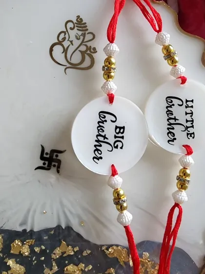 Happy Raksha Bandhan. Thank you to everyone for ordering these custom resin rakhis.