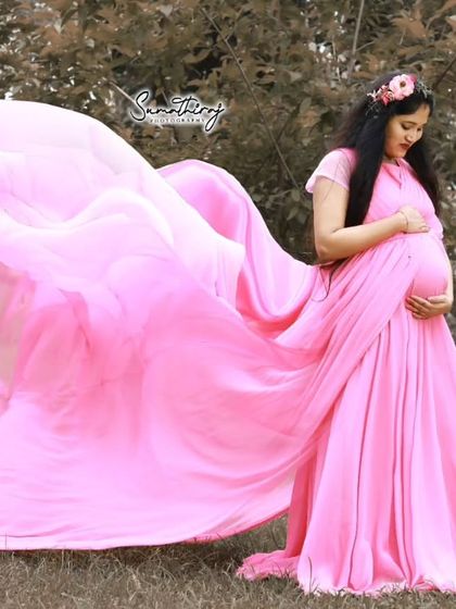 Dee Yashaswini - Occasion Wear Rentals Maternity Photoshoot Outfits photo 91