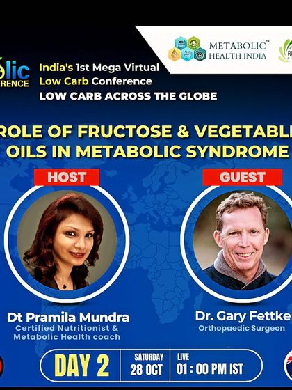 I had the privilege of hosting Dr. Gary Fettke, an orthopedic surgeon from Australia, to discuss the role of fructose and vegetable oils in metabolic syndrome. We busted major myths and discussed the science behind inflammation.