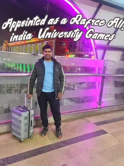 Appointed as a referee for the All India University Games. It is an honor to be trusted with officiating such important national events.
