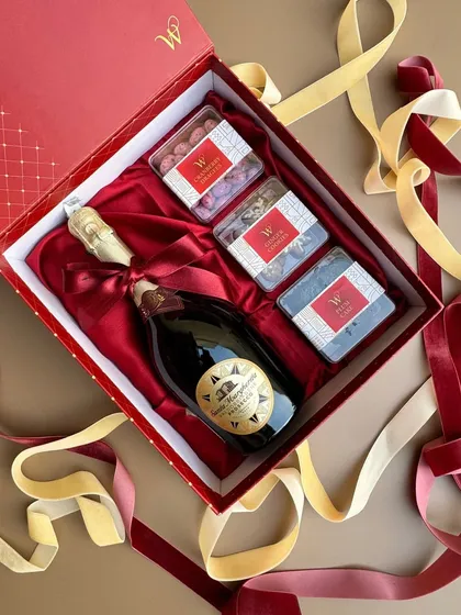 Our Wishit Signature Box is the essence of luxury gifting. This iconic red box can be customized with anything from fine wine and gourmet treats to perfumes and keepsakes, making it perfect for any major celebration.