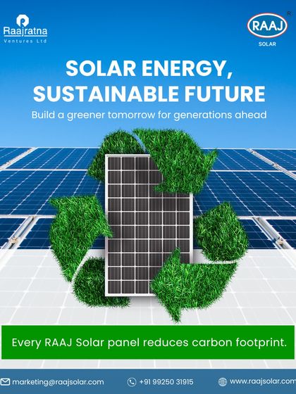 Raaj Solar - Utility-Scale & Industrial Solar Projects Financial & Environmental Benefits photo 14