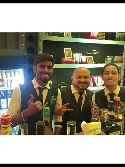 Our founder Sid with two of our team members, all smiles and ready for a great event. A happy team leads to happy clients.