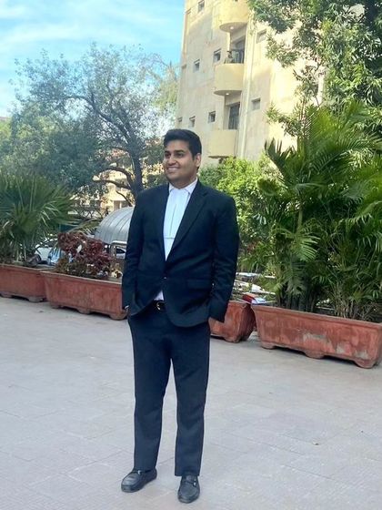 A candid photo at the court premises. My presence here is a daily routine as I work on behalf of my clients.