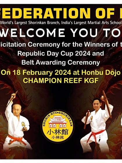 The official invitation for our Felicitation Ceremony for the winners of the Republic Day Cup 2024. We believe in formally honoring the achievements of our students.