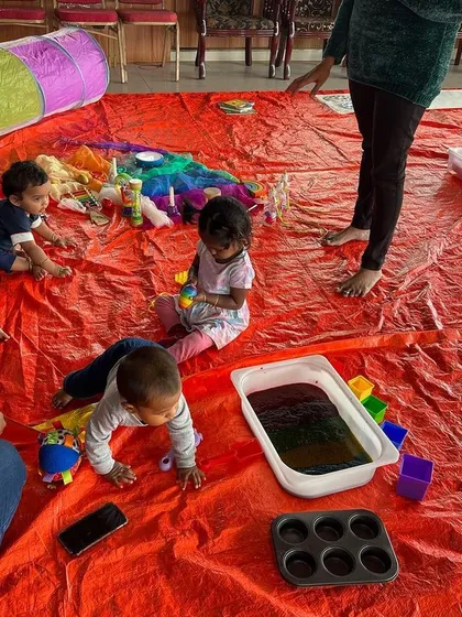 This is a collection of additional photos from my events. They show more of the setups, materials, and happy children in action.
