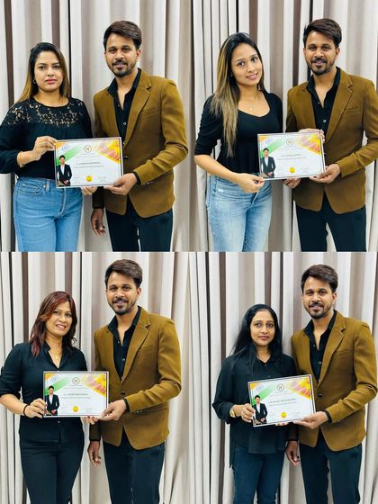 Awarding certificates to the wonderful artists who attended my workshop in Colombo.