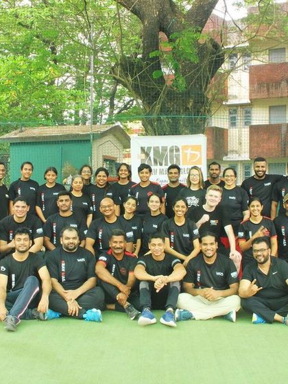 The full group from our Third Party Protection Seminar and Grading event in Goa, led by KMG Expert Gracia Ho.