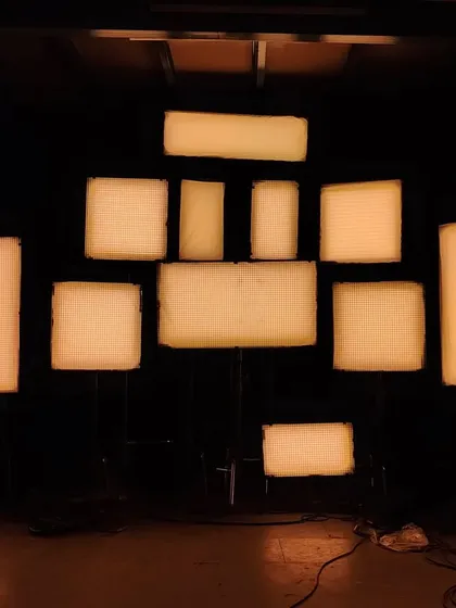 The LiteMat Spectrum set to a warm, tungsten-like color. Its ability to produce high-quality tunable white light makes it a versatile tool for any DOP.
