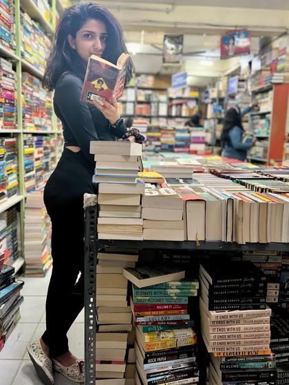 A post-workout pit-stop at a bookstore is a must. This is my life in Namma Bangalore, always surrounded by books and inspiration.