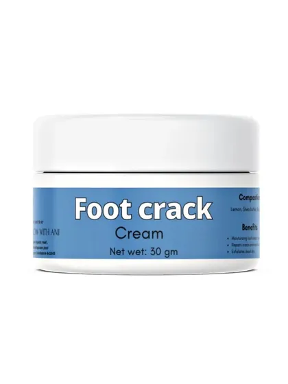 My Foot Crack Cream is a moisturizing formula that heals dry, cracked heels. With regular use, it exfoliates dead skin and repairs cracks for softer feet.