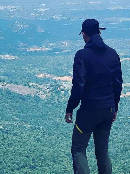 From the back, looking out from Shivagange. This view gives a sense of the endless green expanse below.