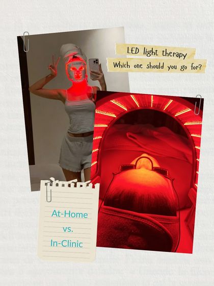 At-home vs. in-clinic LED light therapy. We break down the differences in power, precision, and results to help you decide which is right for your skin.