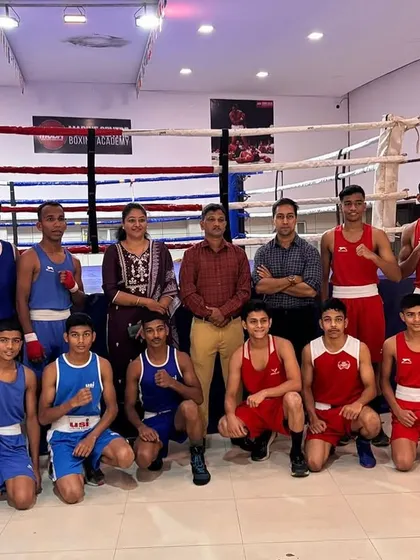 A group of participants from the ICCBS tournament, ready to compete.