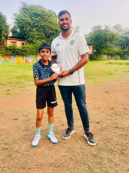 Recognizing consistency is important. Yug Kothari earned 'Player of the Month' because he understands that regular attendance and action are what turn difficult skills into easy ones.