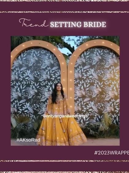 Celebrating our trend-setting bride of 2023! This performance was unique, stylish, and set a new bar for bridal solos.