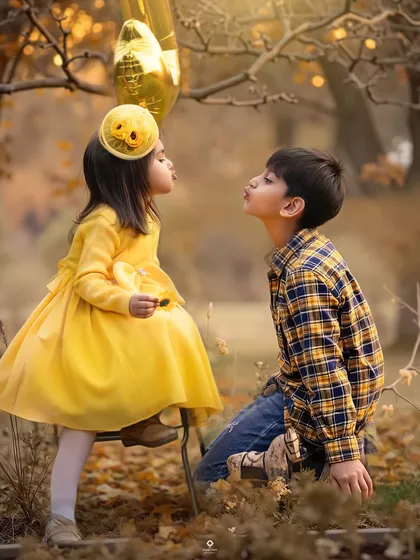 Capturing the playful spirit of childhood during a golden hour outdoor shoot. This birthday session for a brother and sister was filled with sunshine, sunflowers, and sweet, silly moments.