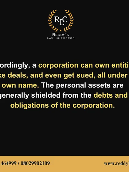 Because of the corporate veil, a corporation can own property, enter into contracts, and be sued in its own name. This shields the personal assets of shareholders from the company's debts and legal obligations.