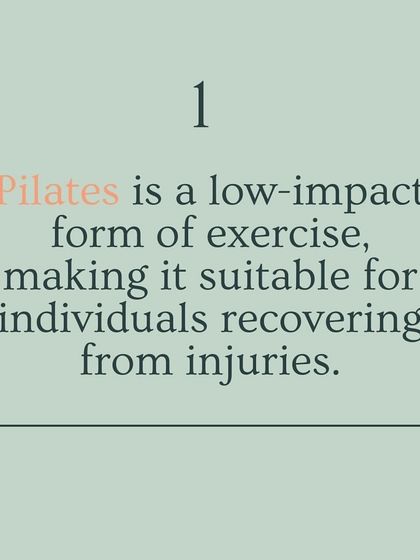 Pilates is a low-impact form of exercise, which makes it an ideal and safe choice for individuals recovering from injuries. It allows you to build strength without stressing your joints.
