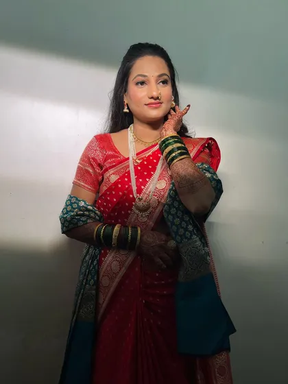 A beautiful, serene portrait of the engagement bride.