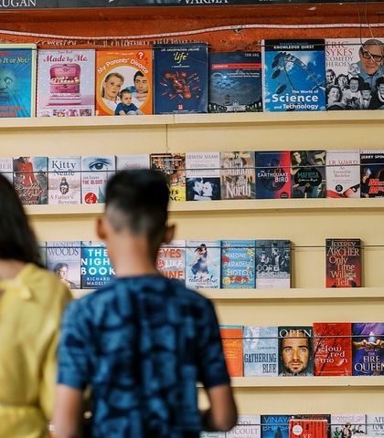 Exploring a local bookstore was a key part of this family's "Bye Bye Bangalore" story. It's about capturing memories in the places that mean the most to you.