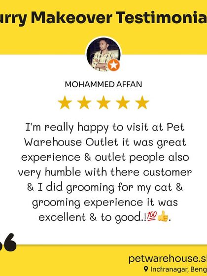 Pet Warehouse - Pet Grooming Services Words from Our Pet Parents photo 20