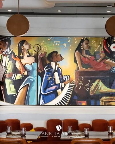 Hand-Painted Wall Murals