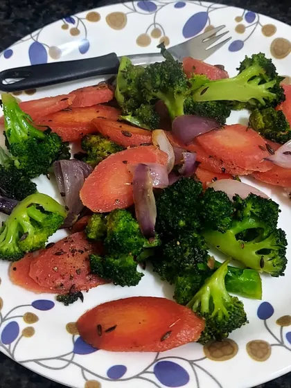 A plate of sautéed broccoli and carrots is a perfect bodybuilding meal. Broccoli contains sulforaphane, which can help reduce myostatin and unlock faster muscle growth.