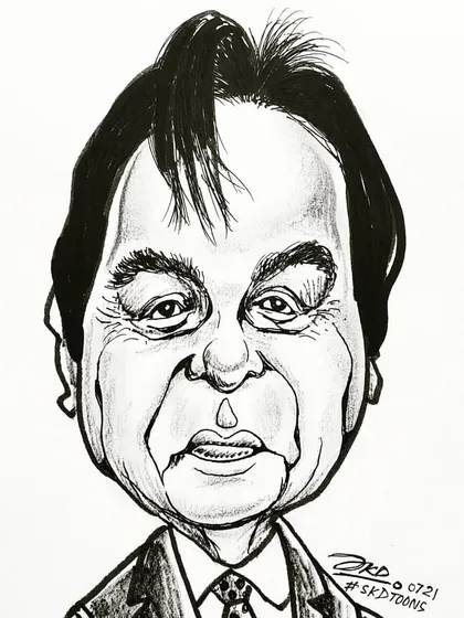A tribute to the legendary Bollywood actor Dilip Kumar. His expressions were iconic, and I tried to capture a bit of his magic in this drawing.