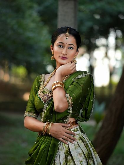 The Glamhouse - Ethnic Wear & Jewellery Rentals The Lehenga & Langa Voni Collection photo 46