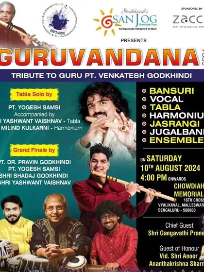 A gallery of posters from various concerts and festivals I've been a part of. This includes events like the Saptak Festival, Vasantotsav, Dover Lane Music Conference, and tours across the UK and USA.