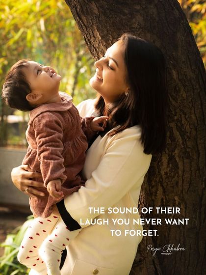 That sound of pure, uninhibited laughter is something you never want to forget. My goal is to create a space where these natural, happy moments can unfold during our shoot.