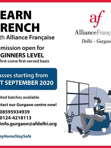 An announcement for our beginner level French classes. We offer limited batches to ensure small class sizes and personalized attention.
