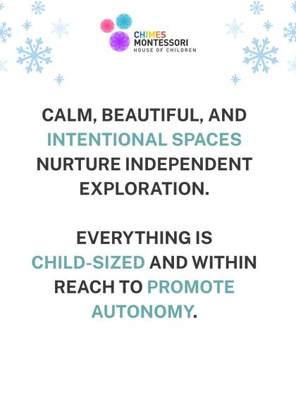 Chimes Montessori - Toddler Program (From 18 months) A Place to Belong: Our Campus & First Days photo 16