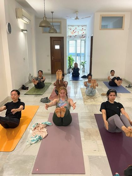 A dynamic moment from one of our weekly classes. With fresh energy and new offerings, every visit is a chance to recharge.