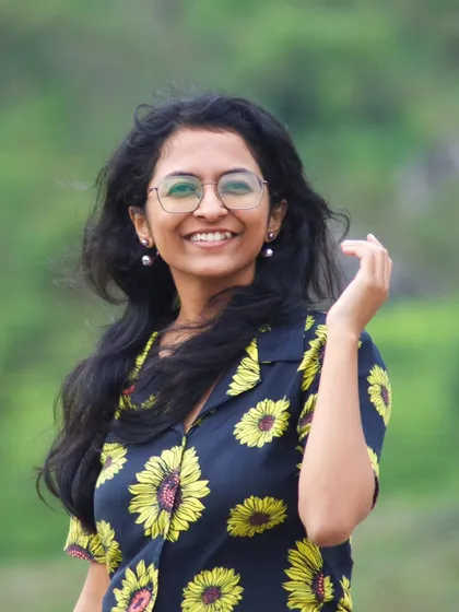 This is my softer, more natural side. Captured in the beautiful landscapes of Kerala, this lifestyle shot shows my versatility for commercial and travel-related modeling projects.